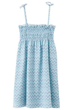 zomerjurk blauw