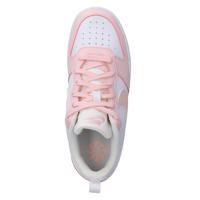 thumbnail: Nike Court borough Low Recraft imitatieleren sneakers wit/roze