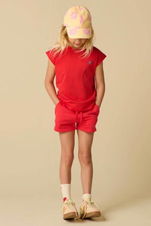 sweatshort rood