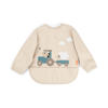 Done by Deer Slabbetje met mouwen en opvangvak Tiny farm Sand
