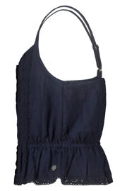 thumbnail: America Today top met peplum - donkerblauw