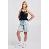 America Today top met peplum - donkerblauw