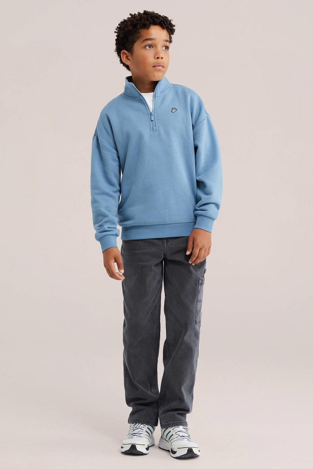 WE Fashion sweat sweater - blauw