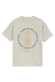 thumbnail: WE Fashion T-shirt met backprint - beige