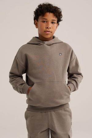 sweat hoodie - taupe