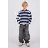 Vingino gestreepte longsleeve - donkerblauw/wit