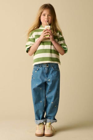 barrel jeans medium blue denim