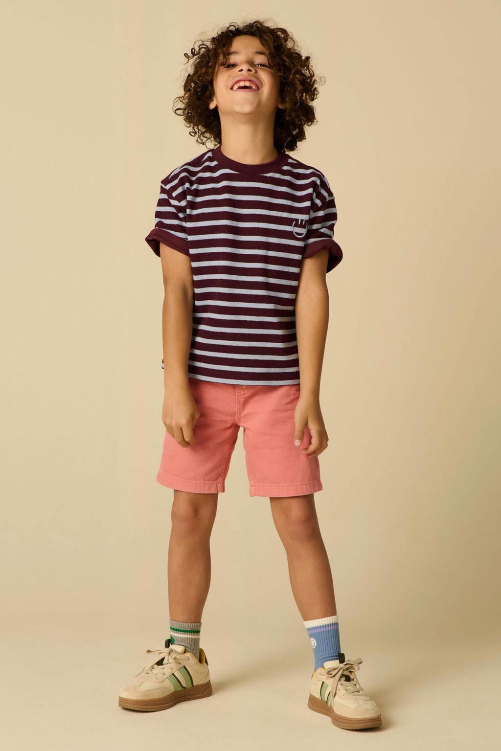 Sissy-Boy gestreept T-shirt donkerrood