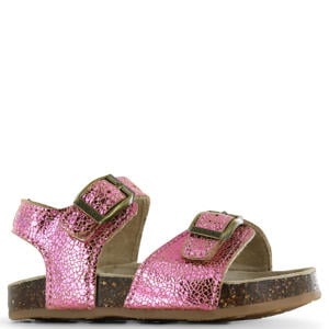 leren sandalen - roze