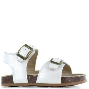 leren sandalen - wit