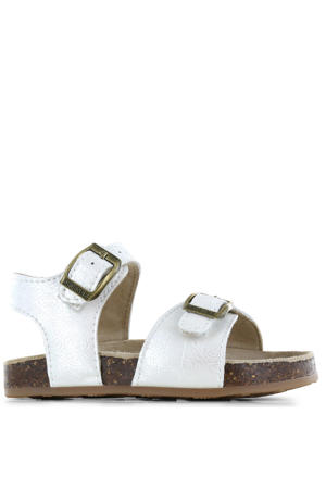 leren sandalen - wit