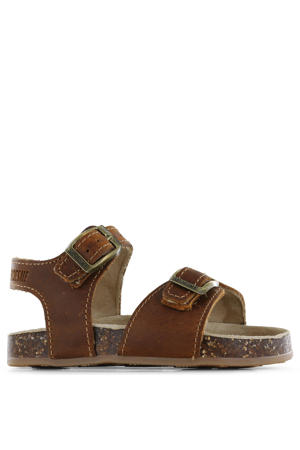 leren sandalen - bruin