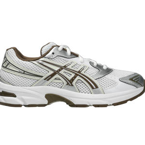 Gel-1130  sneakers wit/bruin/zilver