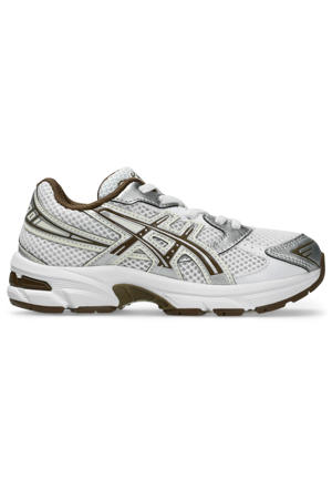 Gel-1130 sneakers wit/zilver/bruin
