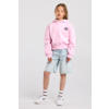 America Today sweat hoodie met backprint - lichtroze