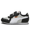 Puma Cabana Racer SL 20 imitatieleren sneakers - lichtgrijs/wit/zwart