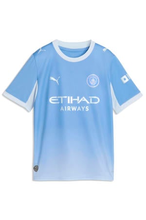 junior manchester city voetbalshirt thuis - lichtblauw/wit