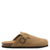 MANGO TEEN suède clogs - beige