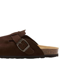 thumbnail: MANGO TEEN suède clogs - donkerbruin