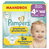 Pampers Premium Protection Maat 4+ Maandbox - 162 Luiers - 10kg-15kg