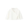 Mango Kids gebreid vest - wit