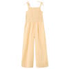 Mango Kids gestreepte jumpsuit - oranje