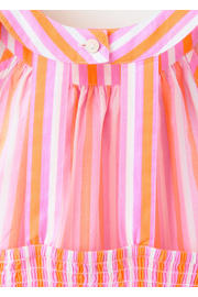 thumbnail: Mango Kids gestreepte halterjurk - oranje