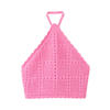 Mango Kids gehaakte haltertop - roze