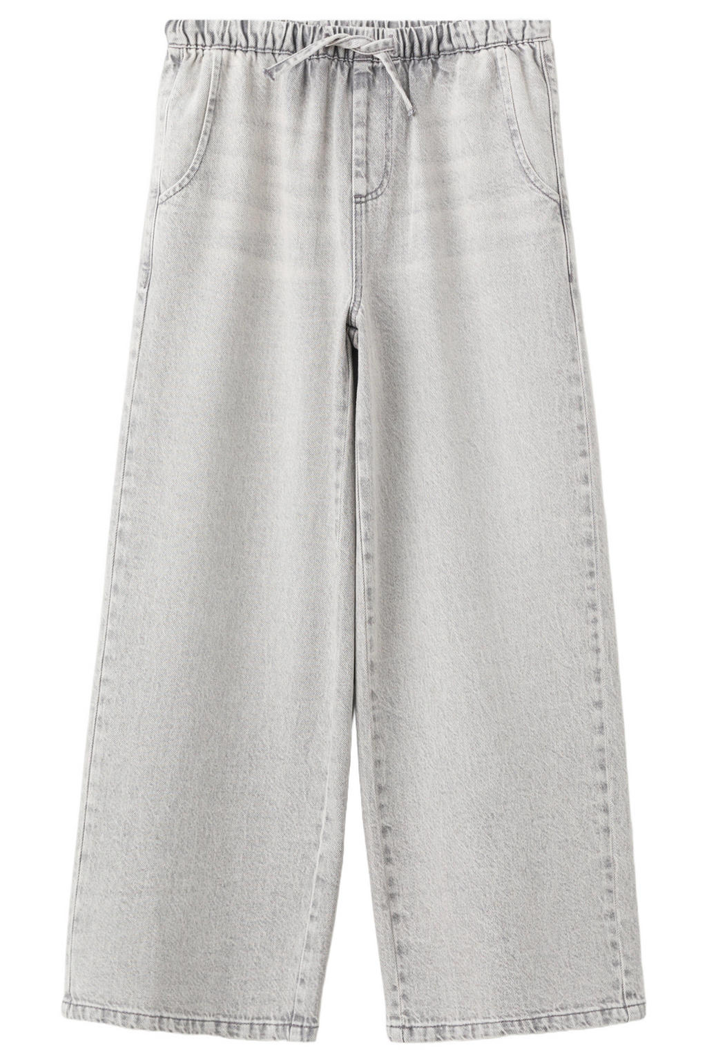 Mango Kids straight leg jeans - grijs