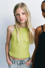 thumbnail: Mango Kids haltertop - limegroen