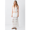 MANGO TEEN maxi rok - wit