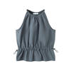 Mango Kids haltertop - antraciet