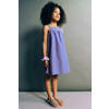 Mango Kids gestreepte korte zomerjurk - blauw