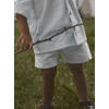LIL' ATELIER MINI junior casual short - lichtblauw