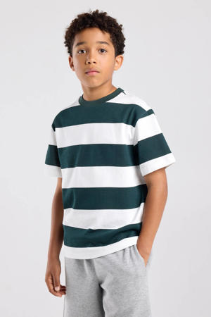 gestreept T-shirt - wit