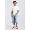 America Today T-shirt met backprint - wit