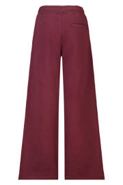 thumbnail: Donkerrode meisjes America Today sweatpants met elastische tailleband met koord en effen