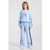 America Today sweater met print - blauw