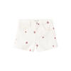 Mango Kids gebloemde denim short met borduursels - ecru
