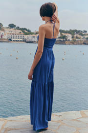 thumbnail: MANGO TEEN maxi halterjurk - marineblauw