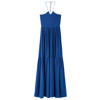 MANGO TEEN maxi halterjurk - marineblauw