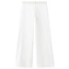 MANGO TEEN low waist wide leg jeans met borduursels - wit
