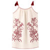 Mango Kids zomerjurk met borduursels - ecru