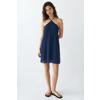 MANGO TEEN halterjurk - donkerblauw