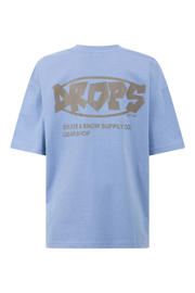 thumbnail: Shoeby T-shirt met backprint - lichtblauw