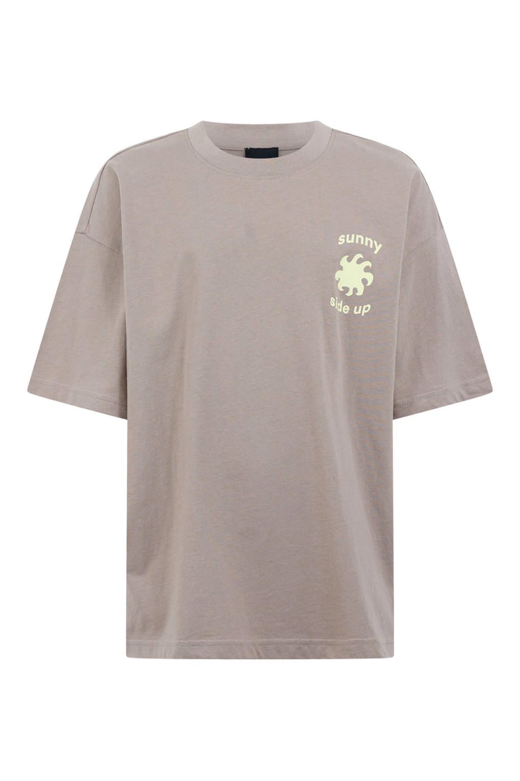 Shoeby T-shirt met backprint - taupe