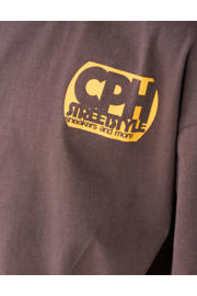 thumbnail: Shoeby T-shirt met backprint - donkerbruin