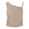 MANGO TEEN one shoulder top - goud