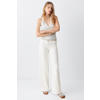 MANGO TEEN low waist wide leg jeans met studs - wit