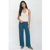 MANGO TEEN gebreide haltertop met pailletten - wit